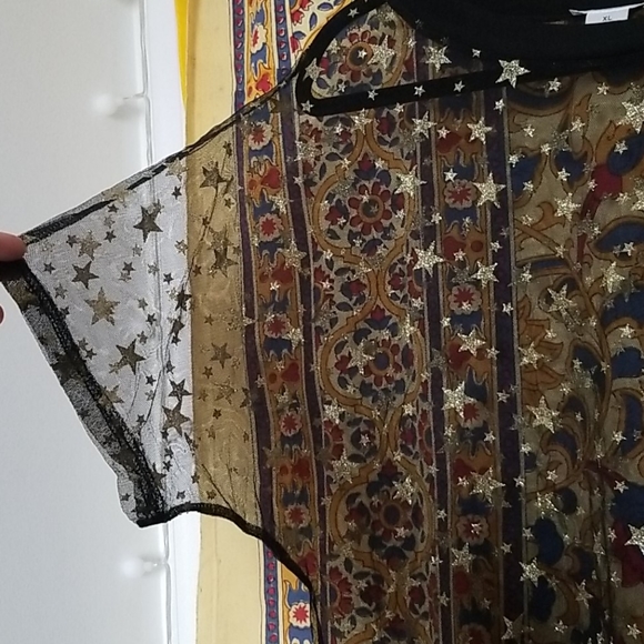 Sheer Star Ringer Tee - Picture 3 of 3